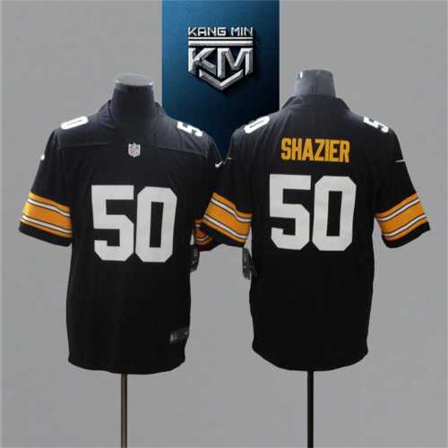 2021 Steelers 55 SHAZIER Black NFL Jersey S-XXL White Font