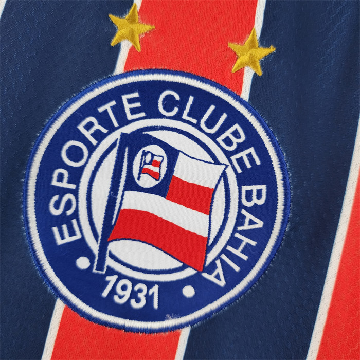 Fans Version 2022-2023 Esporte Clube Bahia Home Soccer Jersey