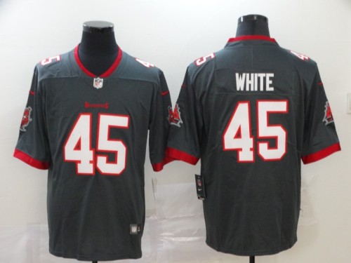 Tampa Bay Buccaneers 45 WHITE Grey New 2020 Vapor Untouchable Limited Jersey