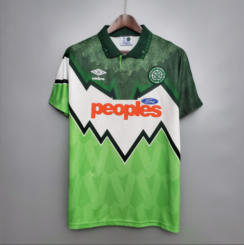 Retro Jersey 1991-1992 Celtic 10 Home Soccer Jersey
