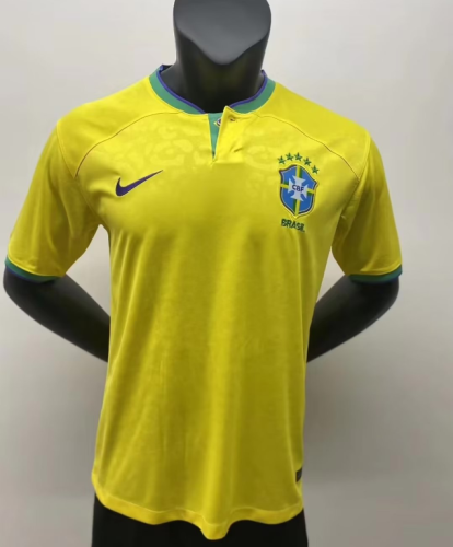 Fans Version 2022 World Cup Brazil Home Soccer Jersey