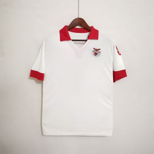 Retro Jersey 1961 Benfica 10 Away White Soccer Jersey