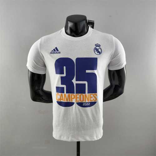 K000168 Real Madrid White Soccer T-shirt