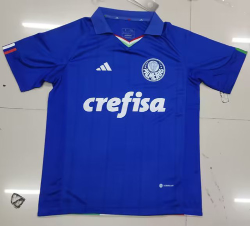 Fans Version 2023-2024 Palmeiras Blue Soccer Training Jersey