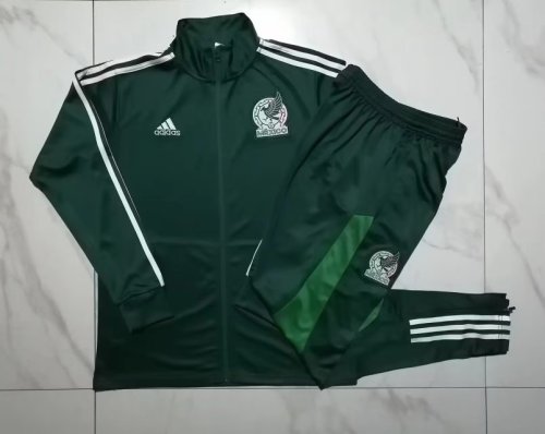 2023-2024 Mexico Green Soccer Training Jacket and Pants