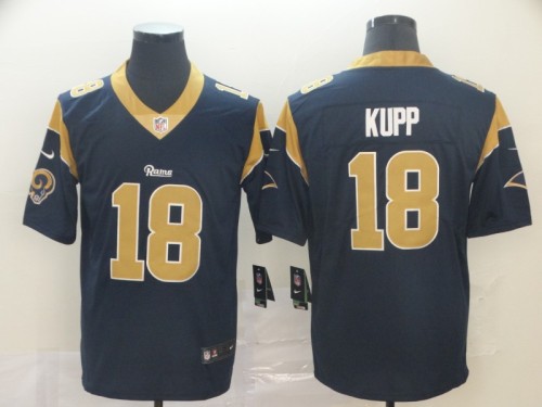 Los Angeles Rams 18 Cooper Kupp Navy Vapor Untouchable Limited Jersey