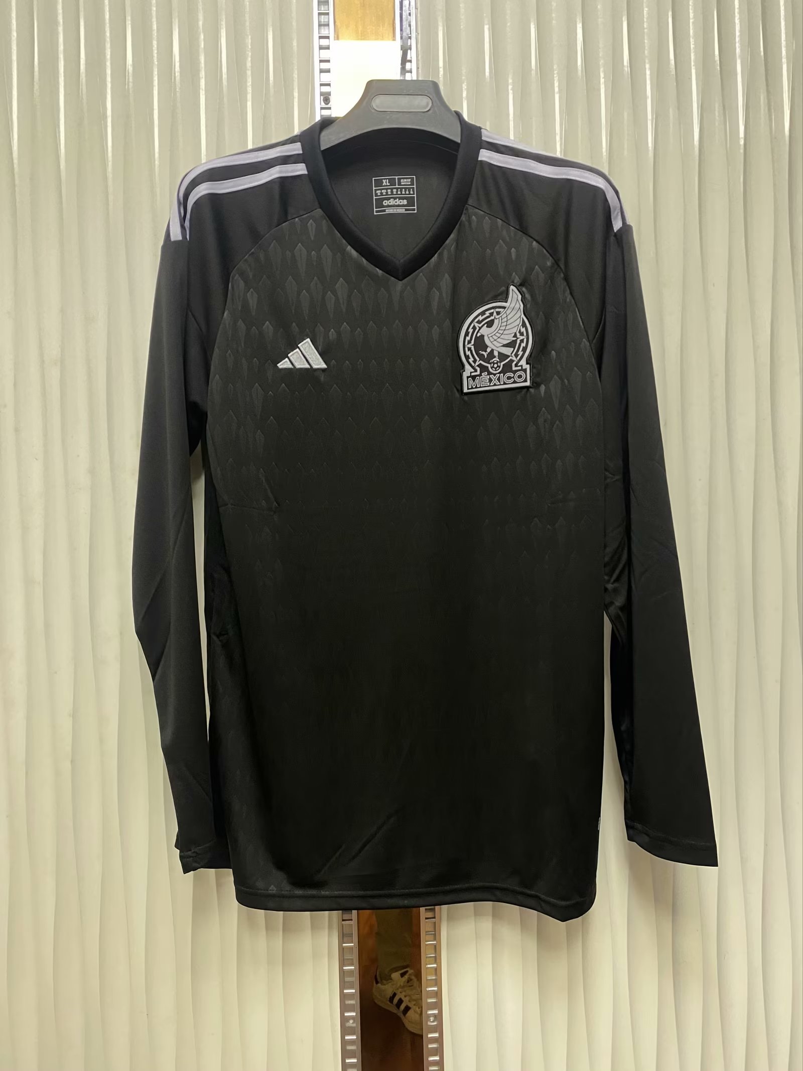 US 35.00 Long Sleeve 20232024 Mexico Black Soccer Jersey