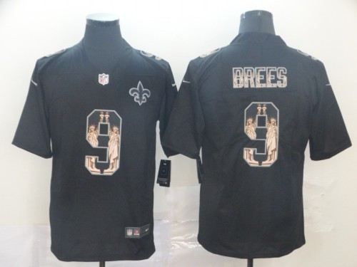 New Orleans Saints 9 BREES Black Statue of Liberty Limited Jersey