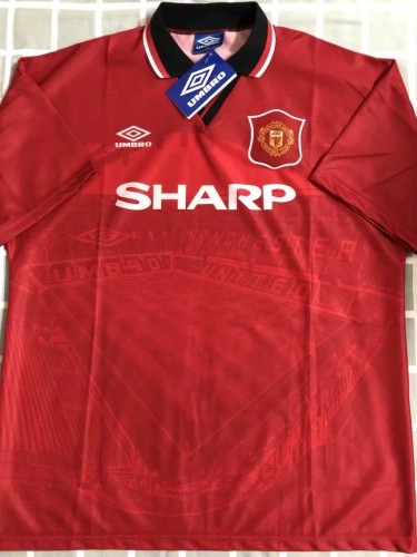 Retro Jersey 1995 Manchester United Home Soccer Jersey