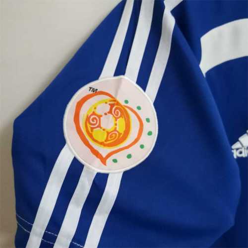with Patch Retro Jersey 2004 Greece Away Blue Soccer Jersey Vintage Football Shirt