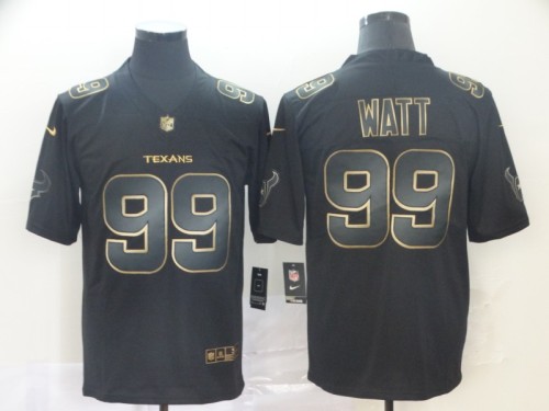 Houston Texans 99 J.J. Watt Black Gold Vapor Untouchable Limited Jersey