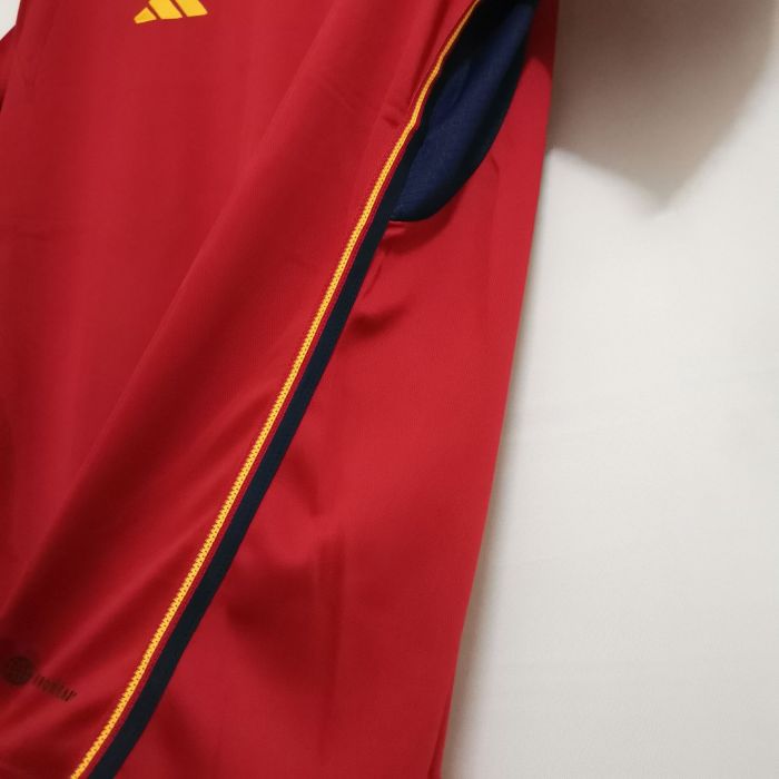 Fans Version 2022 World Cup Spain Home Soccer Jersey Camiseta de España Football Shirt