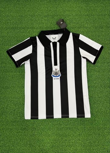 Newcastle United 130th Anniversary Black/White Soccer Jersey