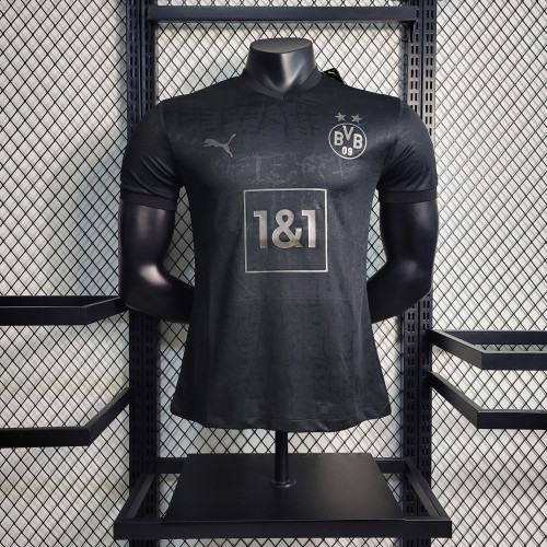Player Version 2022-2023 Borussia Dortmund Black Commemorative Edition Soccer Jersey