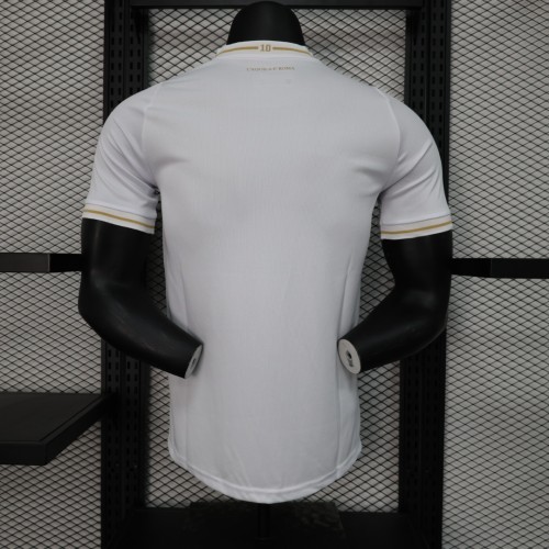 Lazio Maillot Player Version 2023-2024 Lazio 10th Anniversary White Football Shirt Soccer Jersey