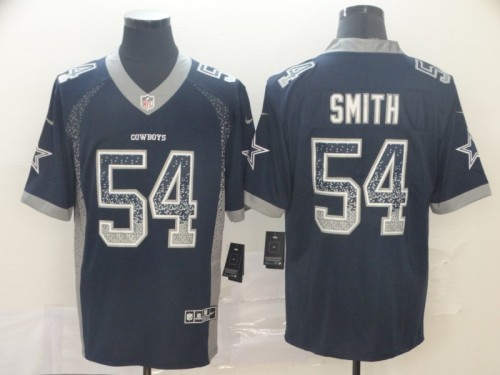 Dallas Cowboys 54 SMITH Black NFL Jersey