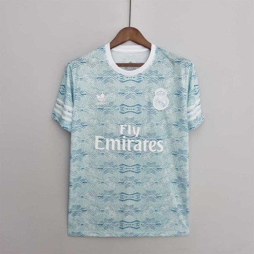 Fans Version 2022-2023 Real Madrid Light Blue Soccer Jersey