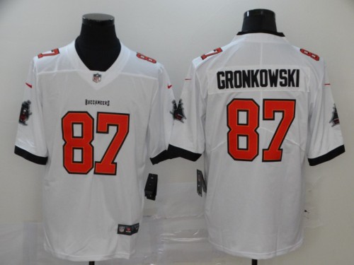 Tampa Bay Buccaneers 87 GRONKOWSKI White New 2020 Vapor Untouchable Limited Jersey