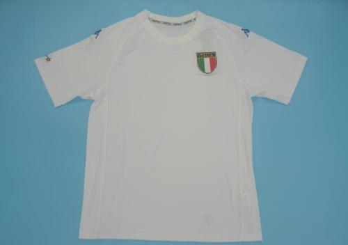 Retro Jersey Italy 2000 Away White Soccer Jersey Vintage Football Shirt