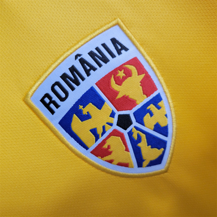 Fans Version 2023-2024 Romania Home Soccer Jersey S,M,L,XL,2XL,3XL,4XL