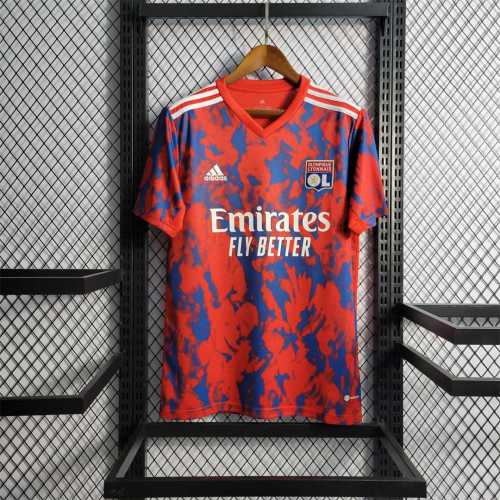 Fans Version 2022-2023 Olympique Lyonnais Away Soccer Jersey