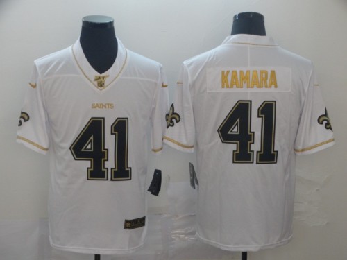 New Orleans Saints 41 KAMARA White Gold Vapor Untouchable Limited Jersey