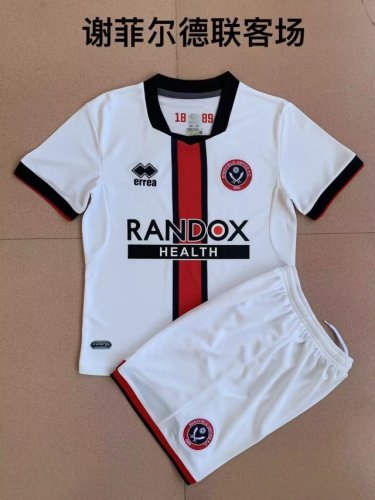 Adult Uniform 2022-2023 Sheffield United Away Soccer Jersey Shorts