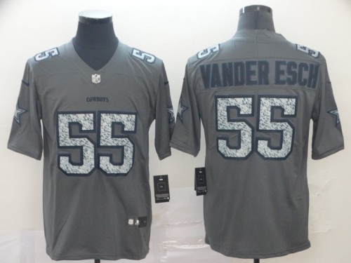 Dallas Cowboys #55 VANDER ESCH Grey NFL Jersey