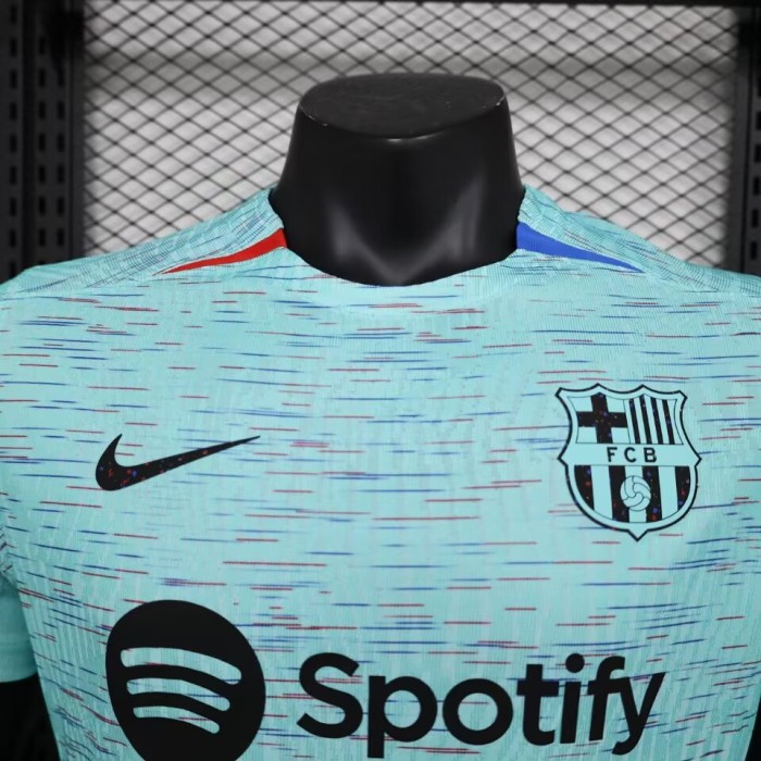 Player Version Barca Camisetas de Futbol 2023-2024 Barcelona Third Away Soccer Jersey