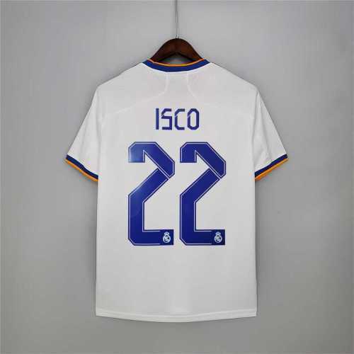 Fans Version 2021-2022 Real Madrid ISCO 22 Home Soccer Jersey