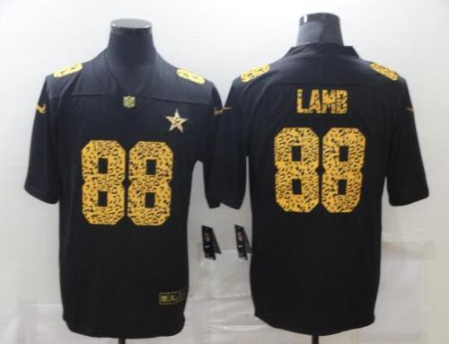 Dallas Cowboys 88 LAMB Black Leopard Vapor Untouchable Limited Jersey
