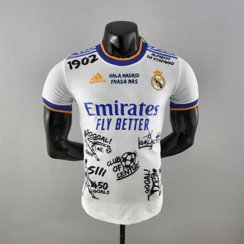 player version Real Madrid 13 Champions Commemorative Edition home Soccer Jersey