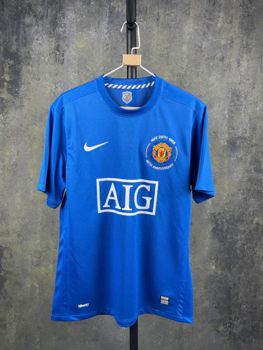 Retro Jersey 2008-2009 Third Blue European Cup Win 40th Anniversary Soccer Jersey