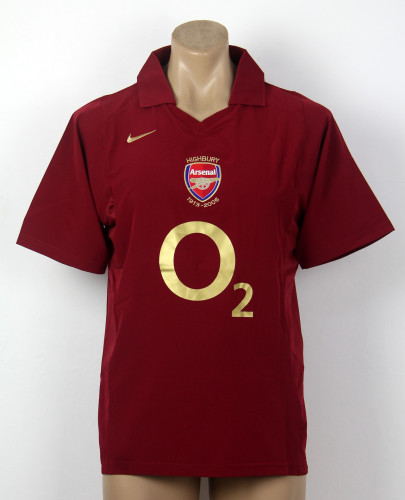 Retro Jersey 2005-2006 Arsenal Home Soccer Jersey Vintage Football Shirt