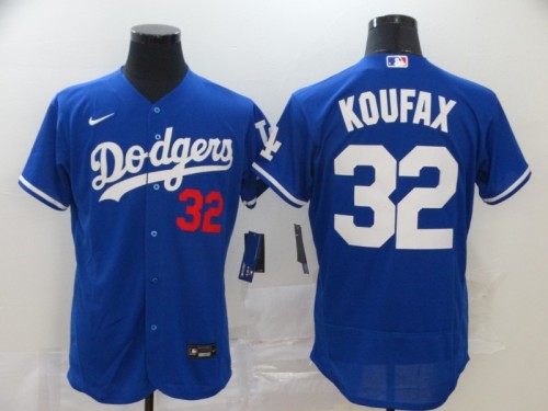 Los Angeles Dodgers 32 KOUFAX Blue 2020 Flexbase Jersey