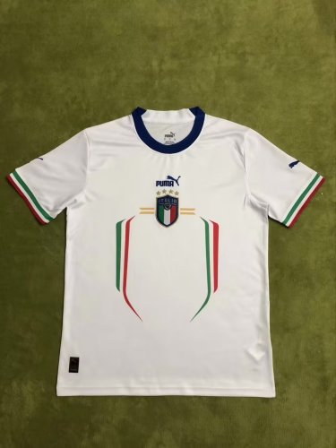 Fans Version 2022 World Cup Italy Away White Soccer Jersey