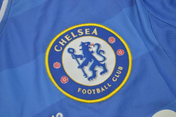 with UCL Patch Front Lettering Retro Jersey Chelsea 2011-2012 Champions League Final Home Soccer Jersey