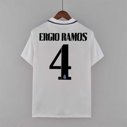 Fans Version 2022-2023 Real Madrid ERGIO RAMOS 4 Home Soccer Jersey