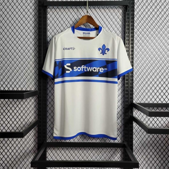 Fans Version 2022-2023 SV Darmstadt 98 Away White Soccer Jersey