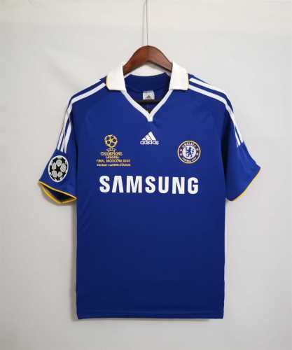 with UCL Patch Retro Jersey 2008-2009 Chelsea Champions League Home Blue Soccer Jersey