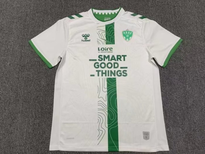 Fans Version 2022-2023 Saint-Etienne Away White Soccer Jersey