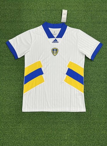 Fans Version 2023-2024 Leeds United White Icons Soccer Jersey S,M,L,XL,2XL,3XL,4XL