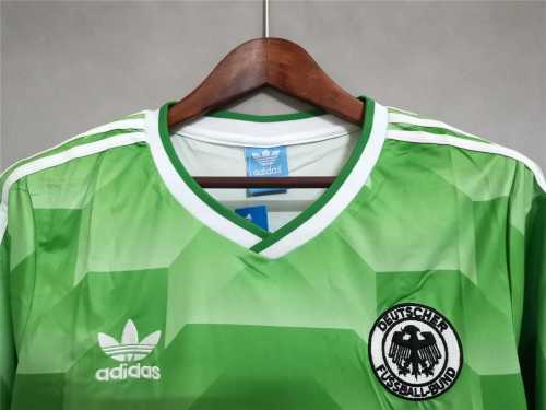 Retro Jersey 1988 Germany Away Green Soccer Jersey Vintage Football Shirt
