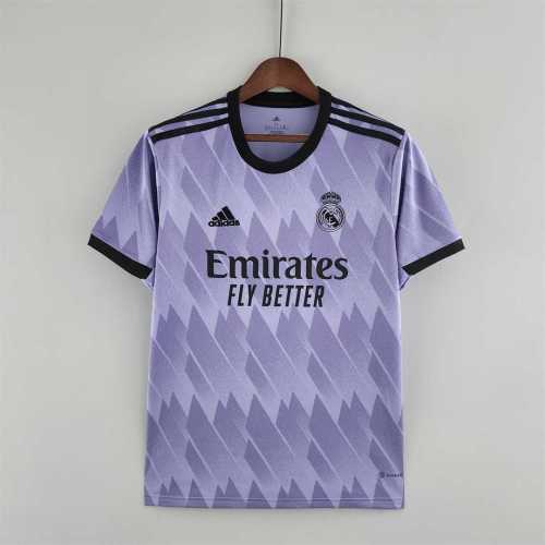 Fans Version 2022-2023 Real Madrid Away Purple Soccer Jersey S,M,L,XL,2XL,3XL,4XL