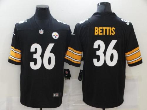Steelers 36 Jerome Bettis Black Vapor Untouchable Limited Jersey