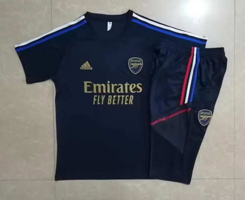 Adult Uniform 2023-2024 Arsenal Royal Blue Soccer Training Jersey Shorts