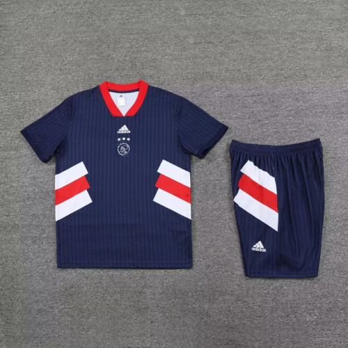 Adult Uniform 2023-2024 Ajax Royal Blue Soccer Jersey Shorts