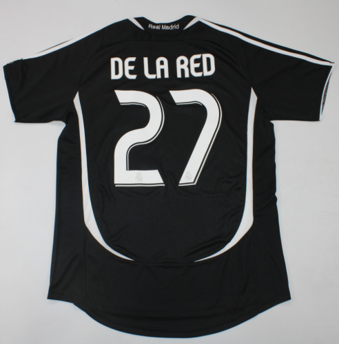 Retro Jersey 2006-2007 Real Madrid 27 DE LA RED 3rd Away Vintage Soccer Jersey
