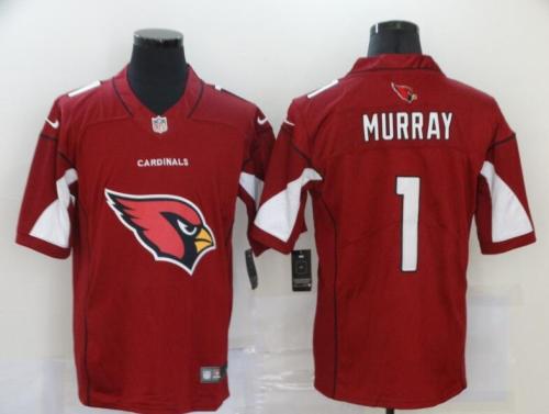 Cardinals 1 Kyler Murray Red Team Big Logo Vapor Untouchable Limited Jersey