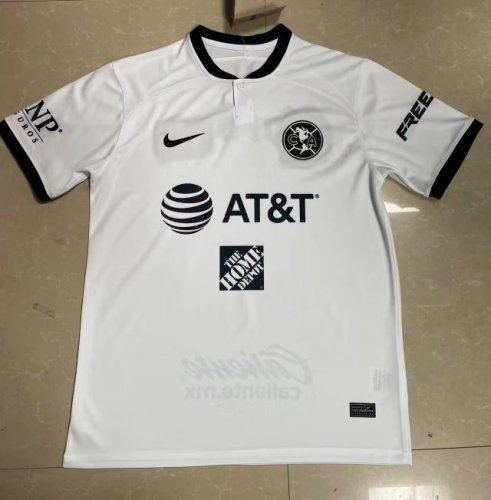 Fans Version 2023-2024 Club America Aguilas White Soccer Jersey